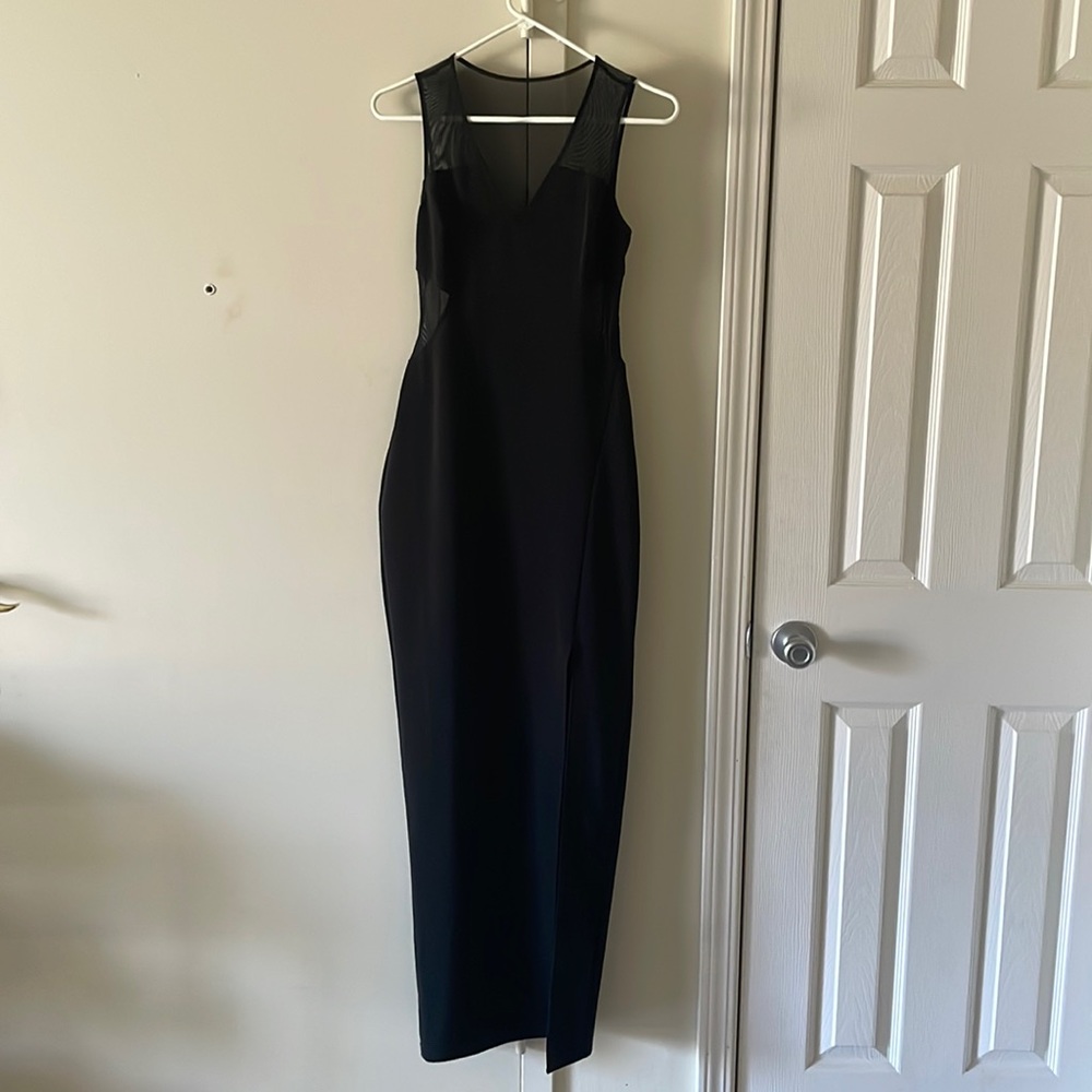Fitted black dress